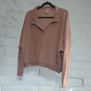 Victoria's Secret
Brushed Modal Fleece Collared Pullover